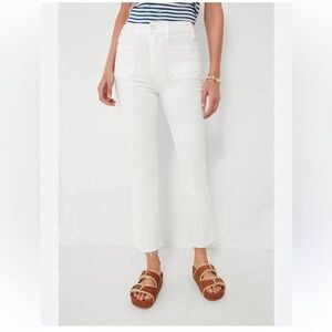 MOTHER The Hustler Patch Pocket Ankle Fray in Fairest of Them All